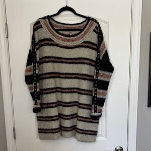 Free People Multicolor Striped Sweater